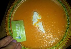soupe de potiron  avec un zeste d'orange - Kalliopi K.