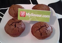 Muffins au chocolat et pointe de sel - Sandra M.