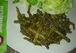 Haricots verts au miel et au vinaigre balsamique - Najwa N.