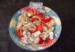 Salade de tomates, avocats, crevettes - MILVIA H.