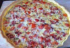 Quiche tomates et mozzarella - Eva I.