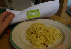 Spaghettis aglio peperoncino (ail - piment) - Coralie D.