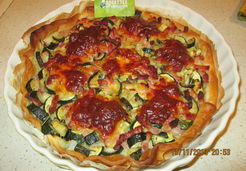 Tarte courgette, lardons, citron et romarin - YANNICK V.