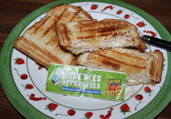 Croque monsieur poulet chaource - Gwladys G.