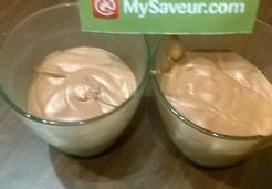 Mousse au chocolat crème anglaise - Noémie M.