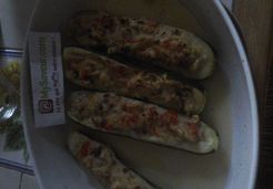 Courgettes farcies sans viande - Marie T.