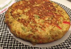 Tortilla de patatas aux poivrons - Najwa N.