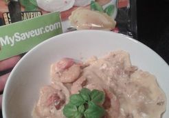 Sauce au safran et crevettes  - Picaline L.