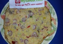 Omelette au radis - Touria K.