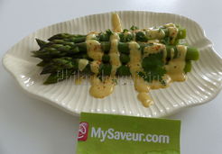 Asperges vertes au sabayon d'orange - Philippe S.