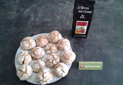 Biscuits craquelés praliné - Sophie D.