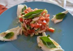 tartare de tomates, mozarella et concombre - Kalliopi K.