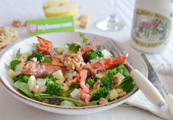 Salade croquante de brocoli aux noix et vinaigrette à l'érable - SEEBERGER