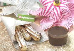 Churros au four sauce chocolat  - Pierrot C.