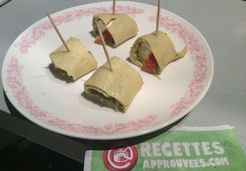 Crêpes roulées aux saveurs de l'Italie - Adeline A.