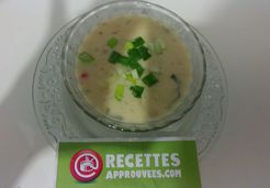 Velouté de légumes aux crevettes et maïs - Najwa N.