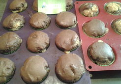 Muffins au chocolat et coeur coco - Vinie M.