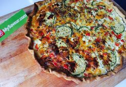 Quiche poivron et courgette - Adeline A.