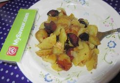Pommes rissolées au chorizo - Christiane C.