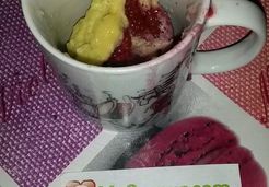 Mug cake à la framboise - Aude M.