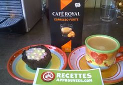 Mignardise au 2 chocolats avec Café Royal - Myriam S.