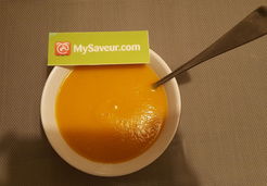 Soupe carottes et lentilles corails - MIREILLE D.