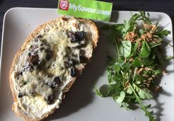 Tartine aux champignons  - Laurence D.