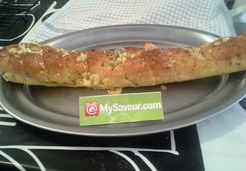 Baguette au cheddar beurre à l'ail - Sandra M.