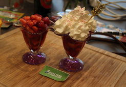 Salade de fraises chantilly coco - Amandine W.