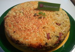 Gâteau de nouilles au cheddar - Isabelle K.