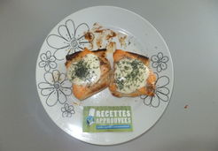 Bruschetta saumon fumé aneth - Emilie B.