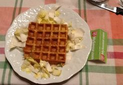 Gaufre saumon courgettes - Veronique C.