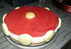 bavarois fraise sur biscuit spéculoos - Isabelle H.