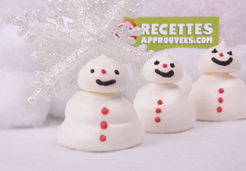 Meringues de Noël en bonhomme de neige - Willy M.