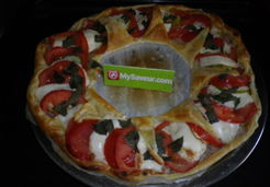 Tarte couronne tomate thon mozzarella - Christiane C.