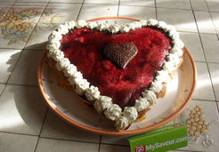Gâteau de mon coeur - Claudine O.