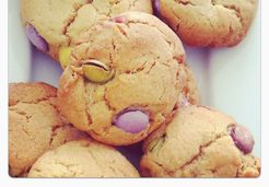 Cookies au beurre de cacahuètes & smarties - Vero M.