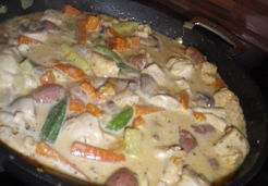 Sauté de poulet et saucisses Jean Caby - Christiane C.