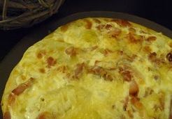Pizza pommes de terre, lardons, crème - Alexandra A.