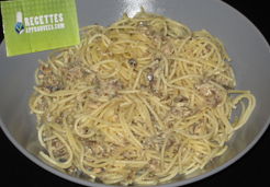 Sphaghettis aux sardines - Natacha G.