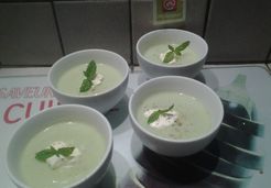 Gazpacho de concombre à la menthe fraiche (Thermomix ou pas) - Isabelle K.