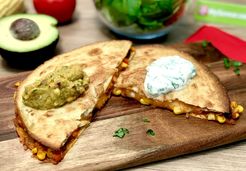 Quesadilla au Chili con carne, cheddar et guacamole - CARREFOUR