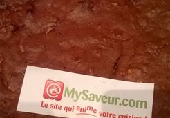 Brownie chocolat banane et noisettes - Emilie S.