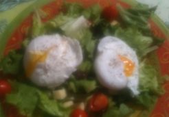Salade aux oeufs pochés - Marie E.