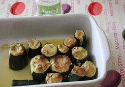 Courgettes farcies végétarienne à l'Italienne (au Thermomix) - Marina S.