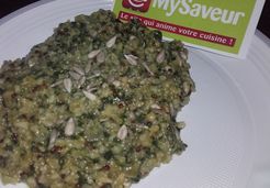 Risotto vert aux graînes  - Vinie M.