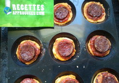 Mini tartelettes chorizo apéritives - CÉLINE L.