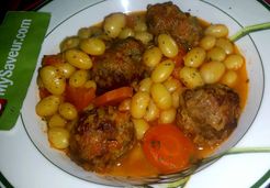 Ragoût haricots Coco et boulettes  - Catalina L.