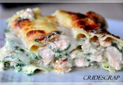 Lasagne au saumon et aux épinards - Christine L.