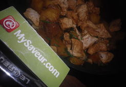 Wok de poulet à l'ananas  - Christiane C.